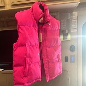 A New Day Hot Pink Puffer Vest